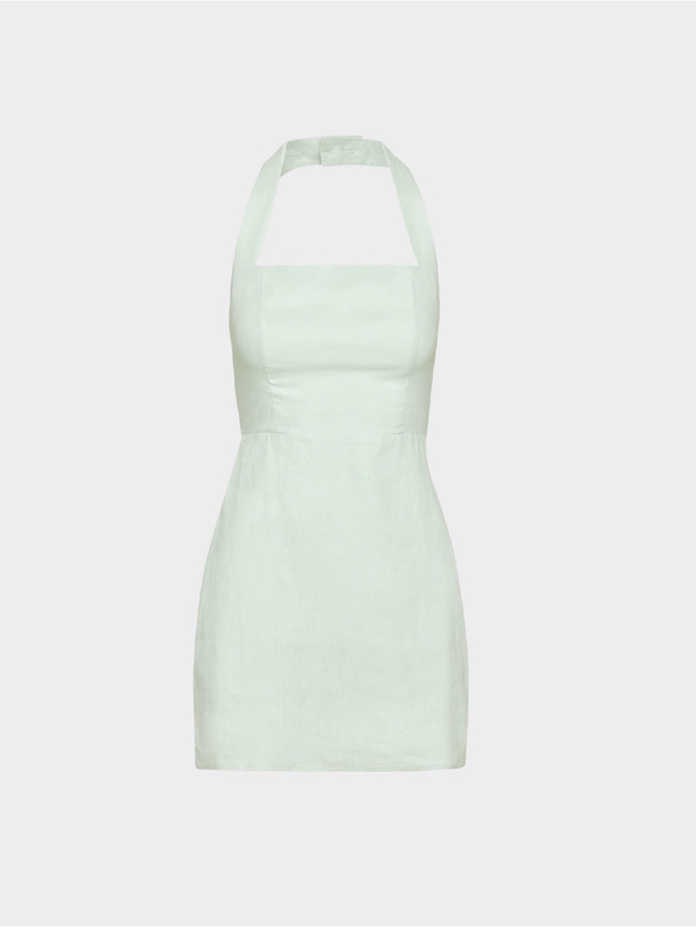 Wilfred Halter Neck Mini Dress in Light Mint